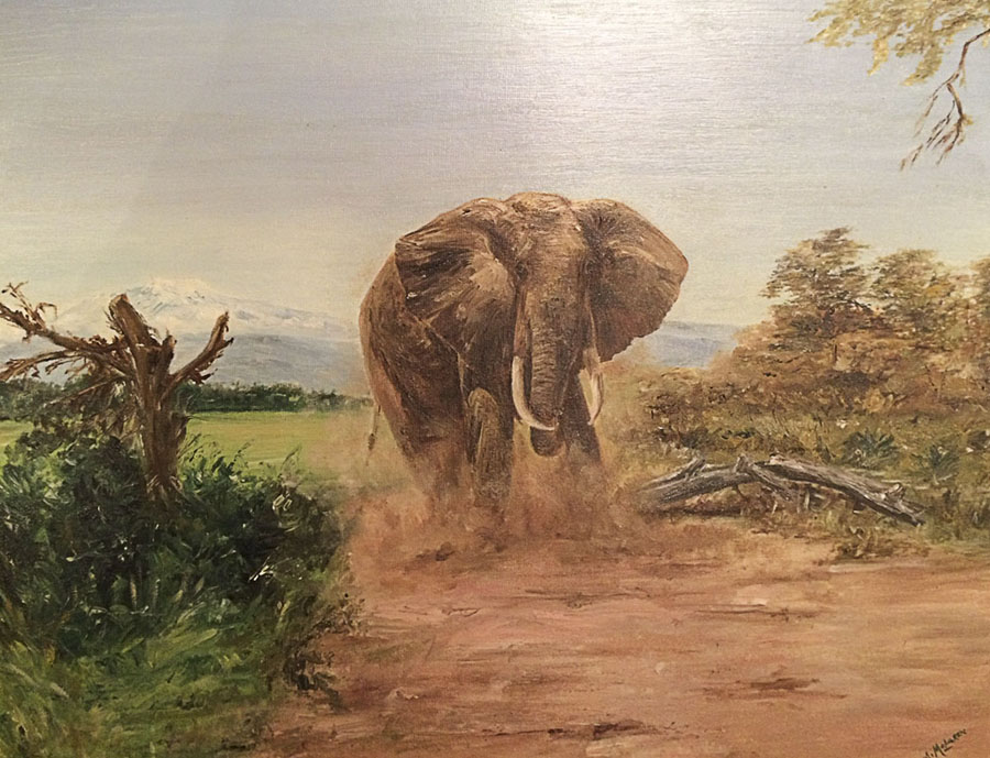 Rogue Elephant. Oils_a